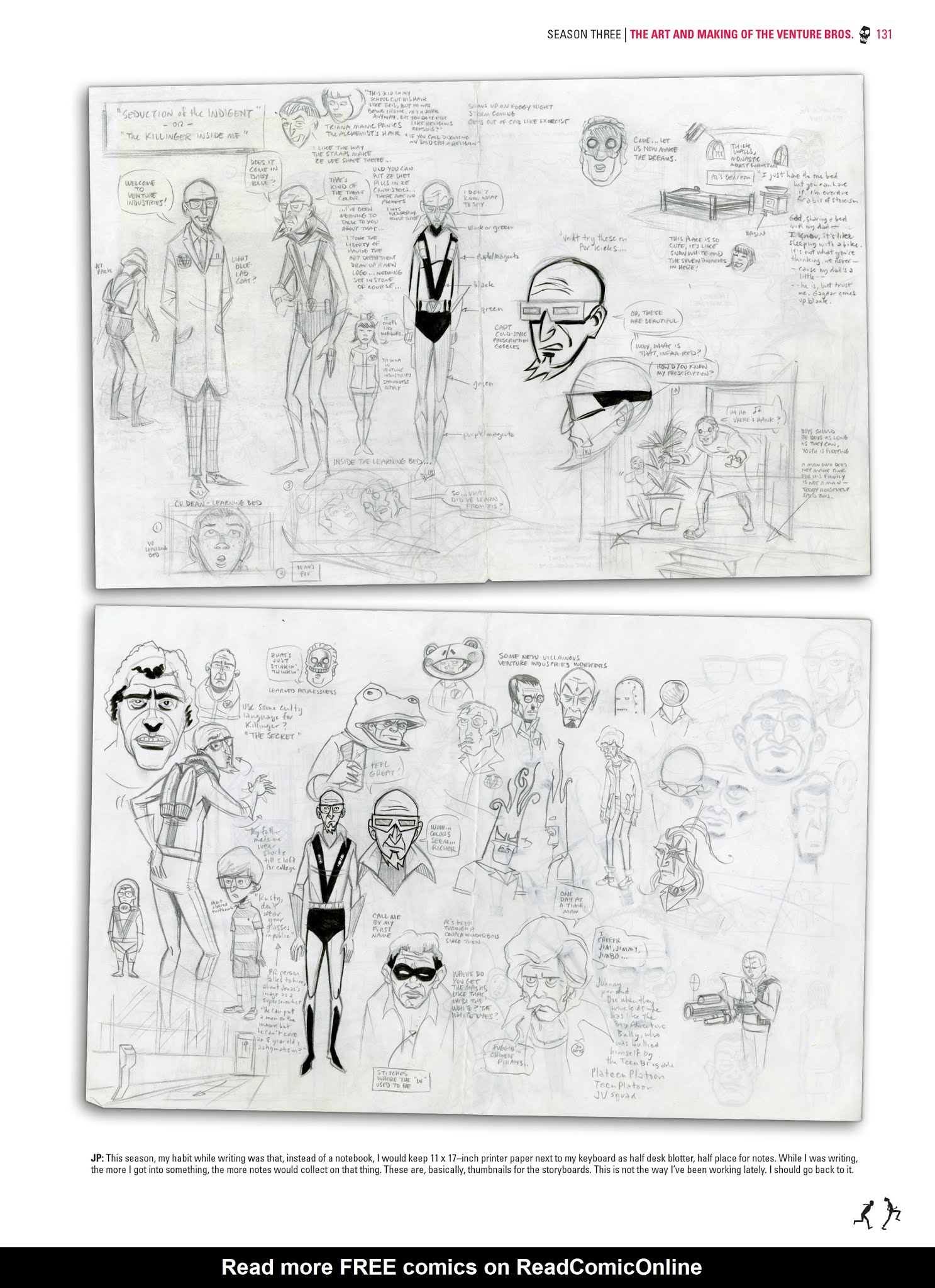 Read online Go Team Venture!: The Art and Making of The Venture Bros. comic -  Issue # TPB (Part 2) - 30