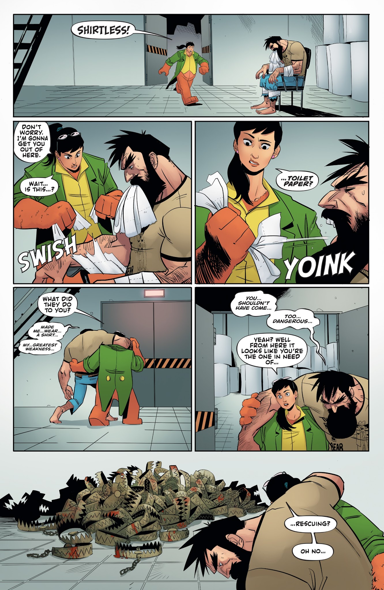 Read online Shirtless Bear-Fighter! comic -  Issue #3 - 11