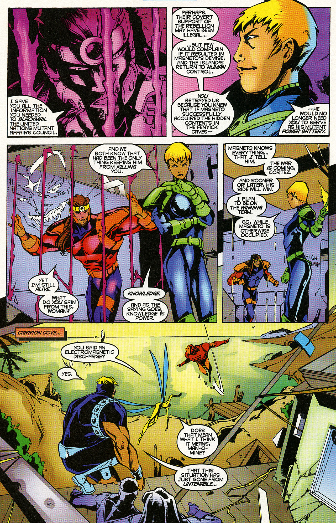 Read online Magneto: Dark Seduction comic -  Issue #4 - 13