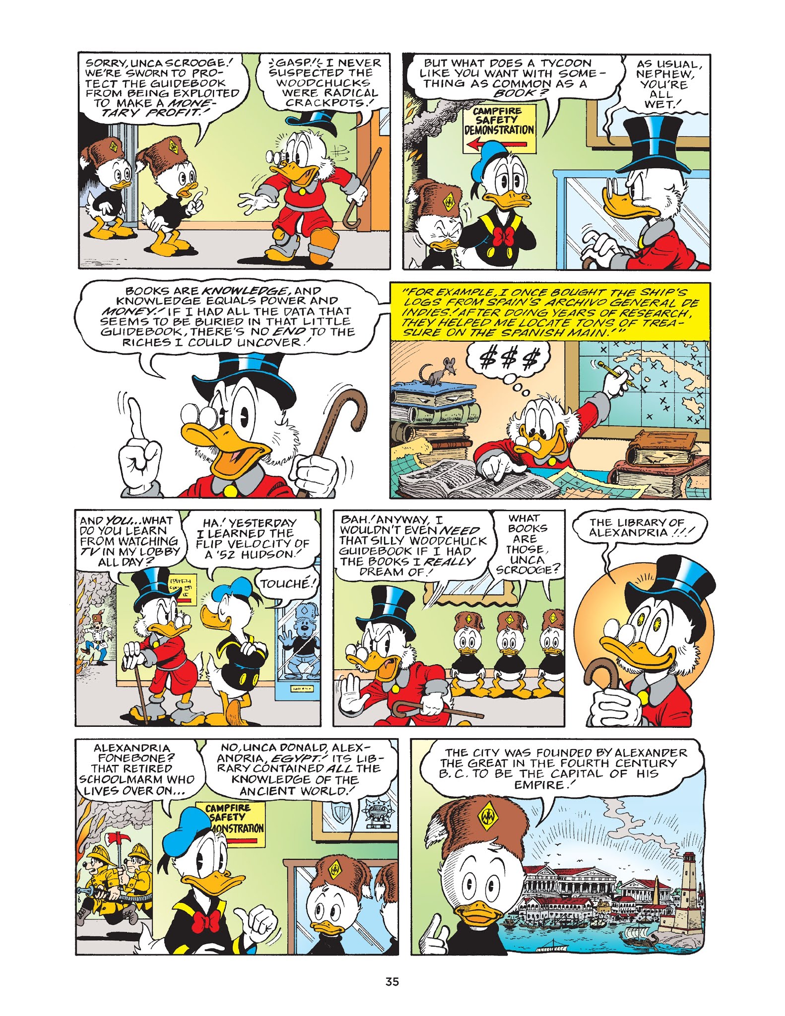 Read online Walt Disney Uncle Scrooge and Donald Duck: The Don Rosa Library comic -  Issue # TPB 5 (Part 1) - 36