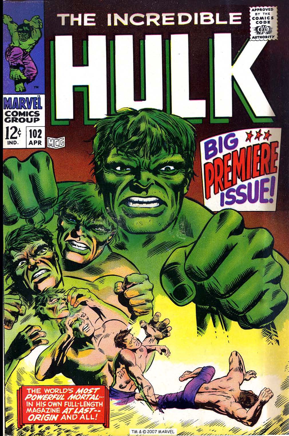Read online The Incredible Hulk (1968) comic -  Issue #102 - 1