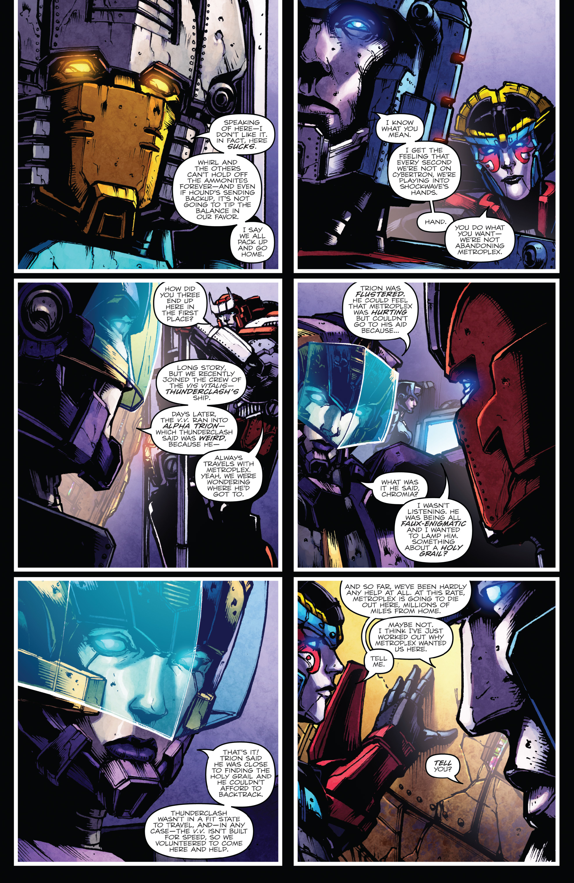Read online The Transformers: Dark Cybertron Finale comic -  Issue # Full - 44