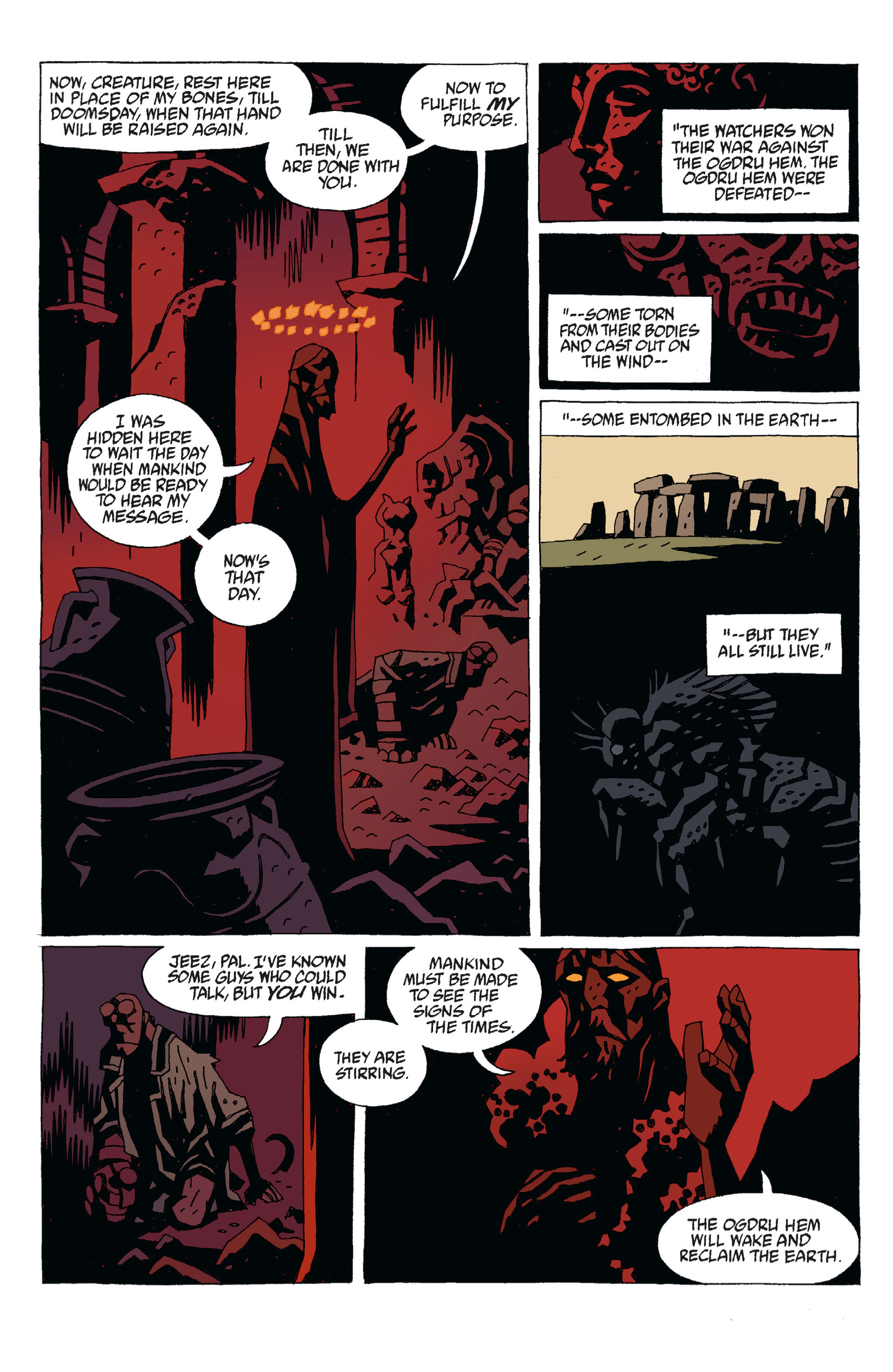 Read online Hellboy comic -  Issue #6 - 112