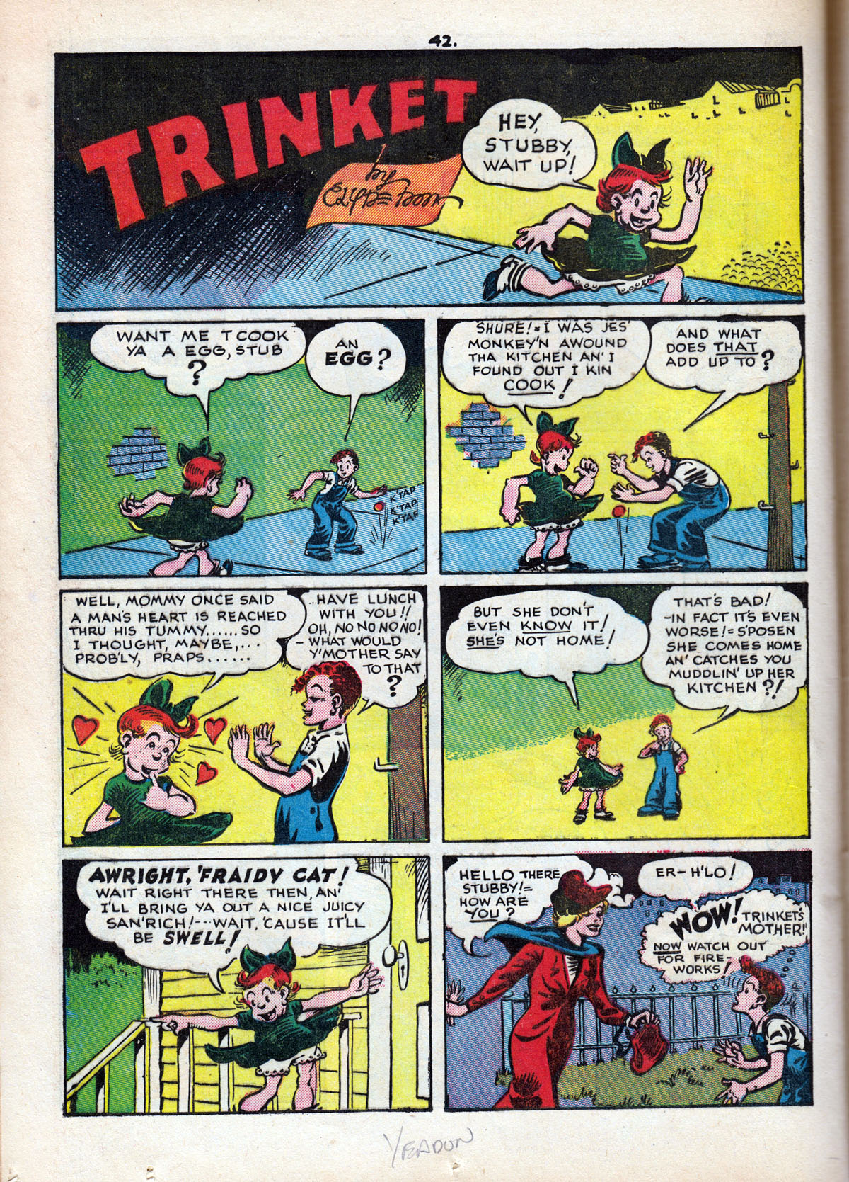 Read online Comedy Comics (1942) comic -  Issue #11 - 44