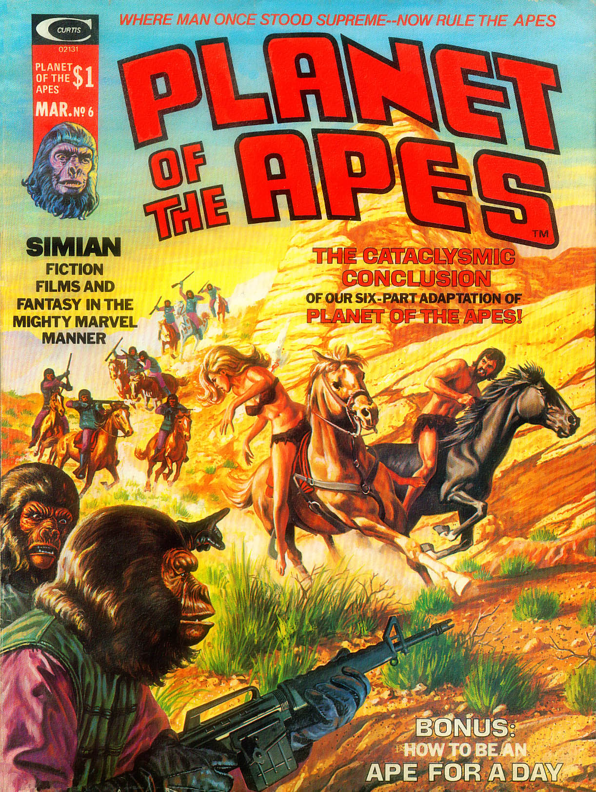 Read online Planet of the Apes comic -  Issue #6 - 1