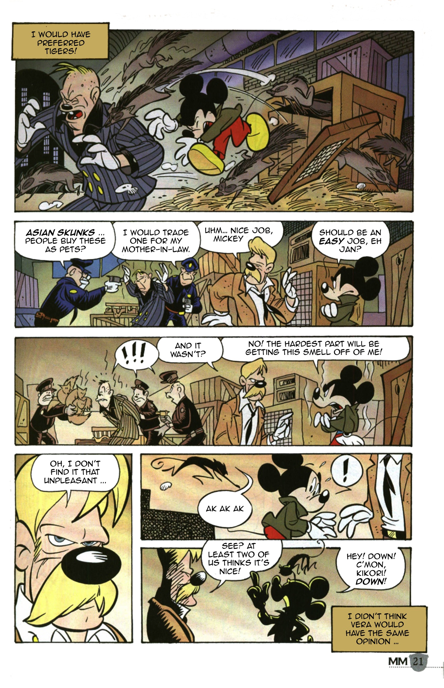 Read online Mickey Mouse Mystery Magazine comic -  Issue #2 - 21