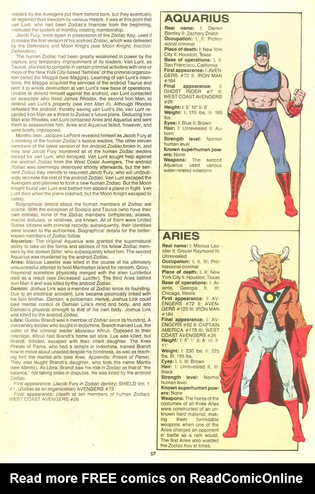 The Official Handbook of the Marvel Universe Deluxe Edition issue 20 - Page 59
