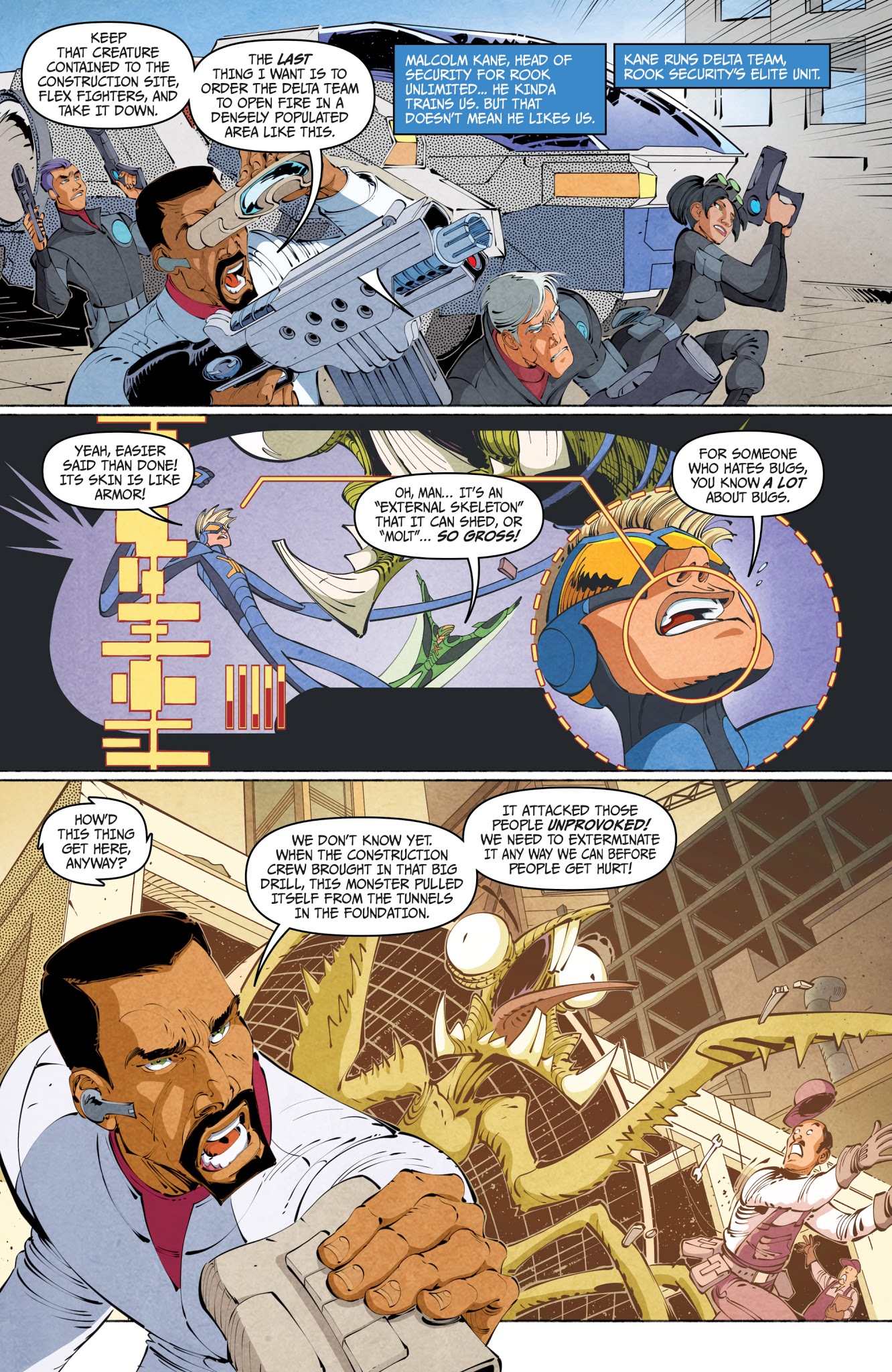 Read online Stretch Armstrong and the Flex Fighters comic -  Issue #1 - 6