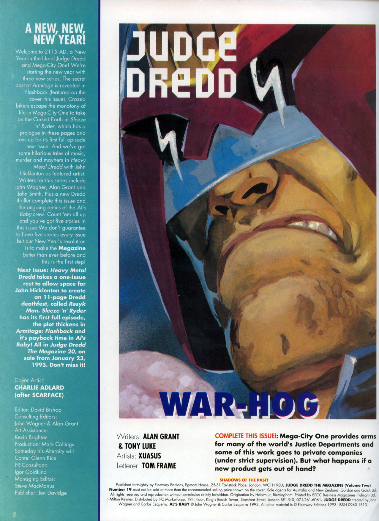 Read online Judge Dredd: The Megazine (vol. 2) comic -  Issue #19 - 2