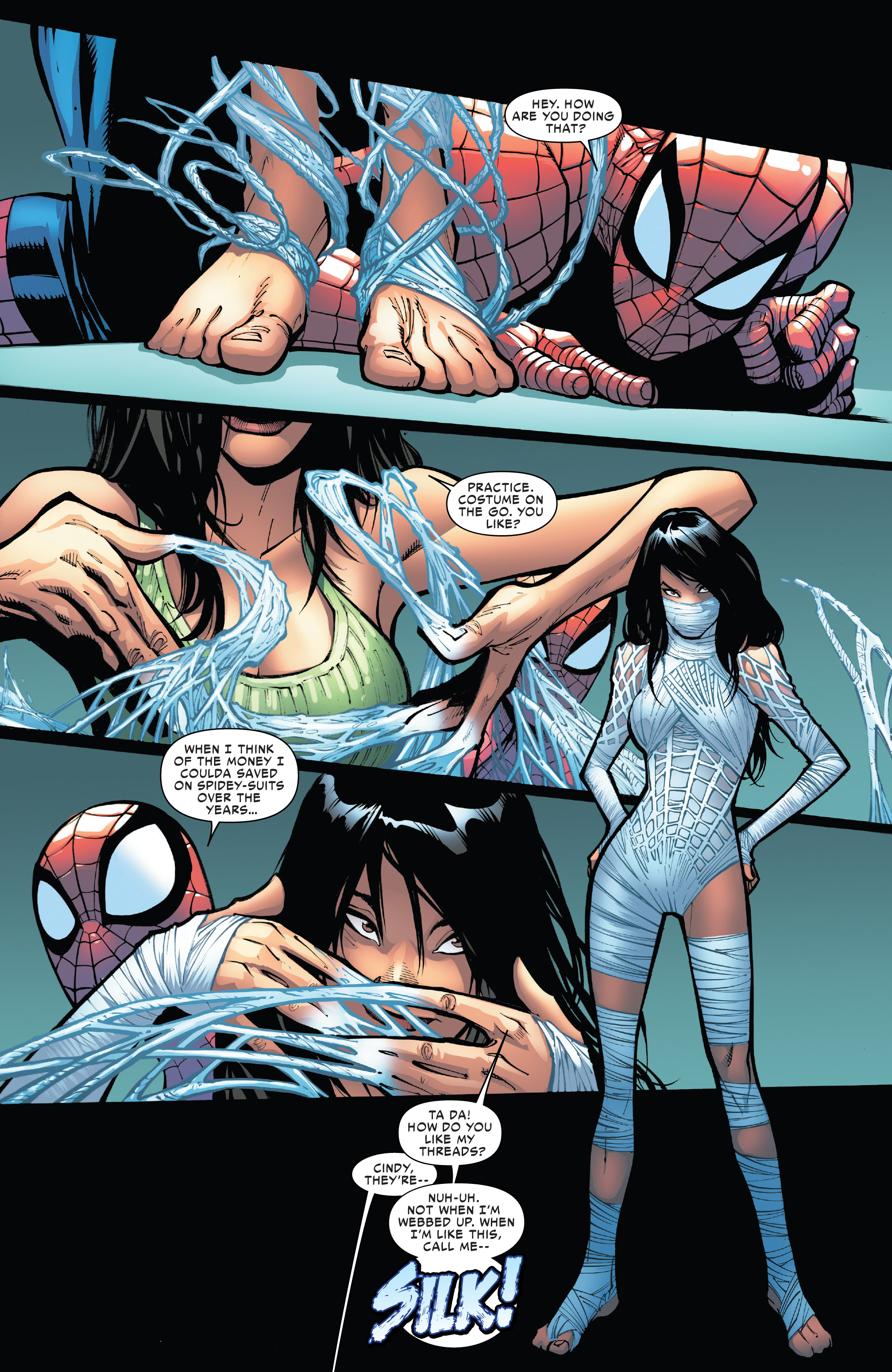 Read online Silk: Out of the Spider-Verse comic -  Issue # TPB 1 (Part 1) - 16