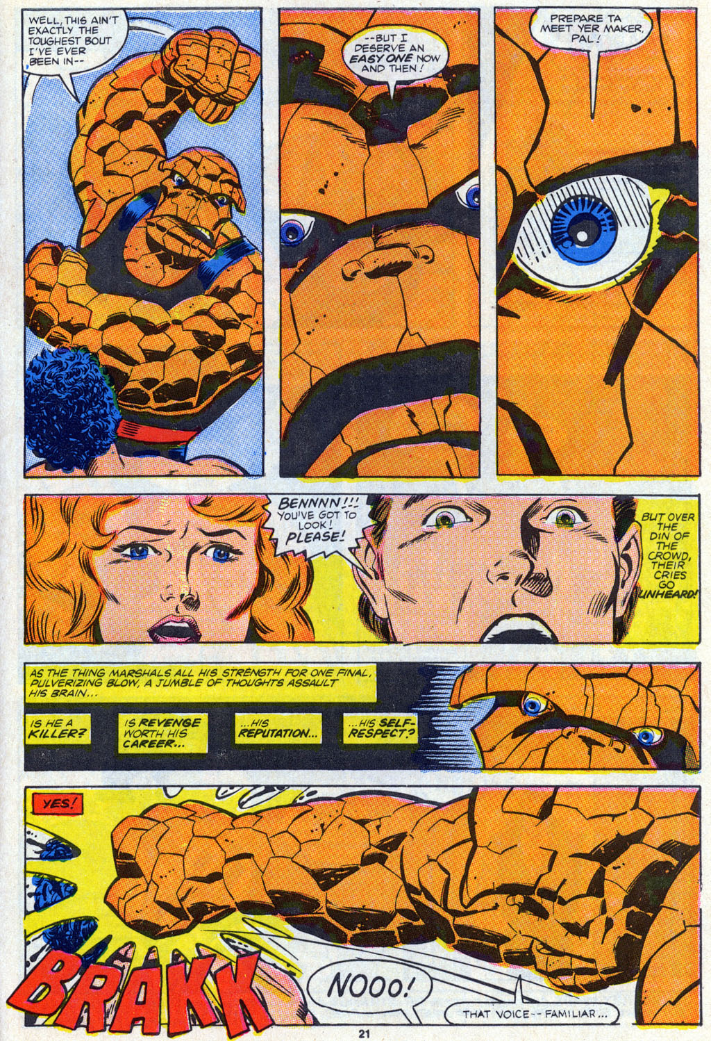 Read online The Thing comic -  Issue #30 - 22