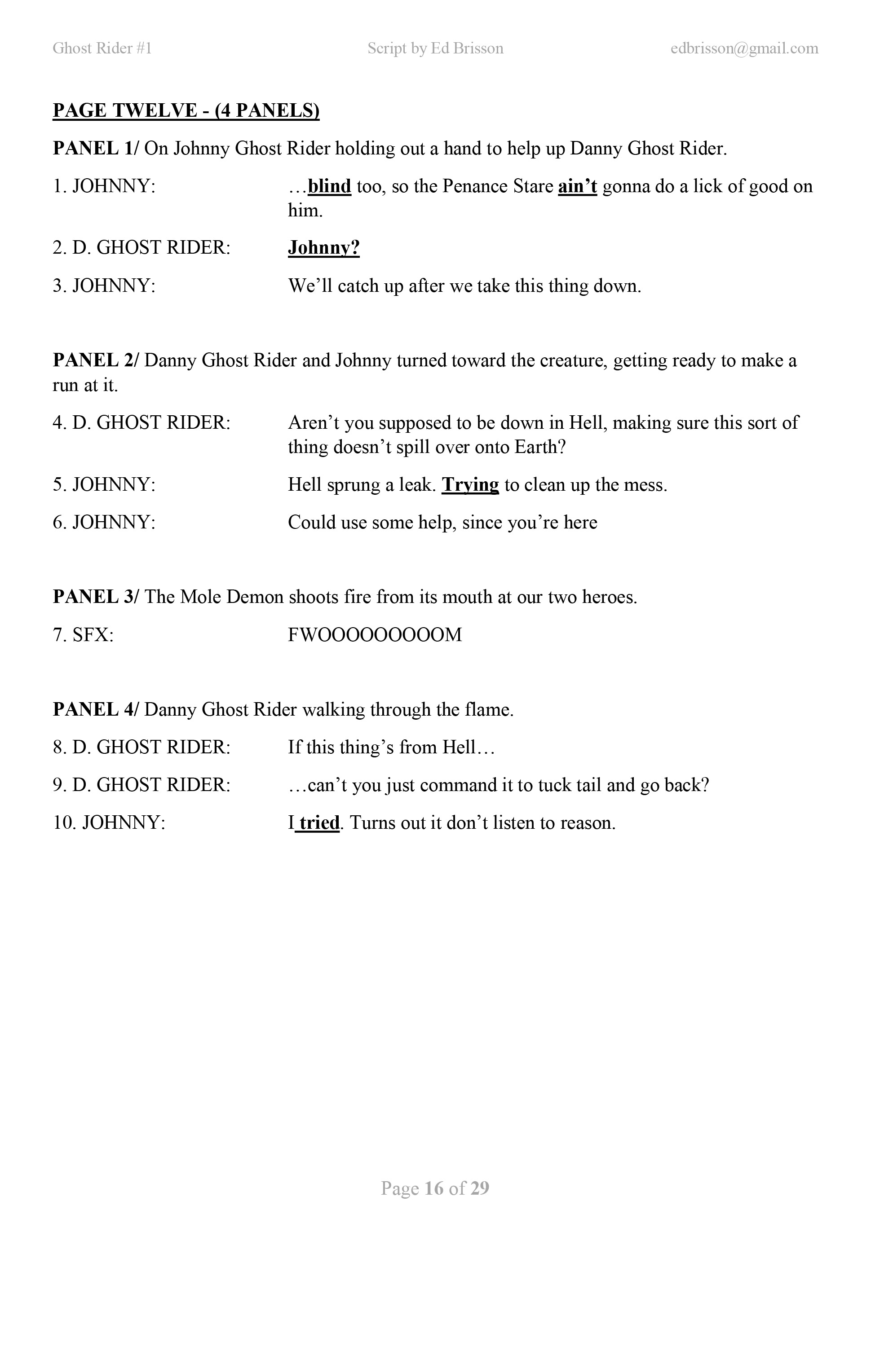 Read online Ghost Rider (2019) comic -  Issue # _Director's Cut - 59