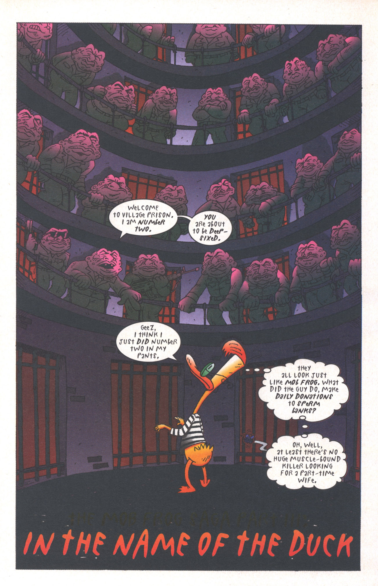 Read online Duckman : The Mob Frog Saga comic -  Issue #3 - 6