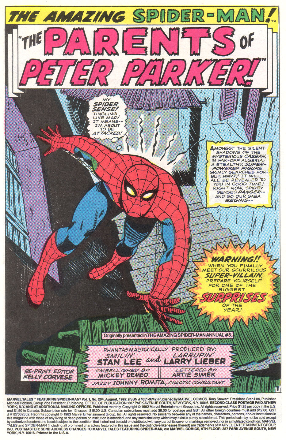 Read online Marvel Tales (1964) comic -  Issue #264 - 3