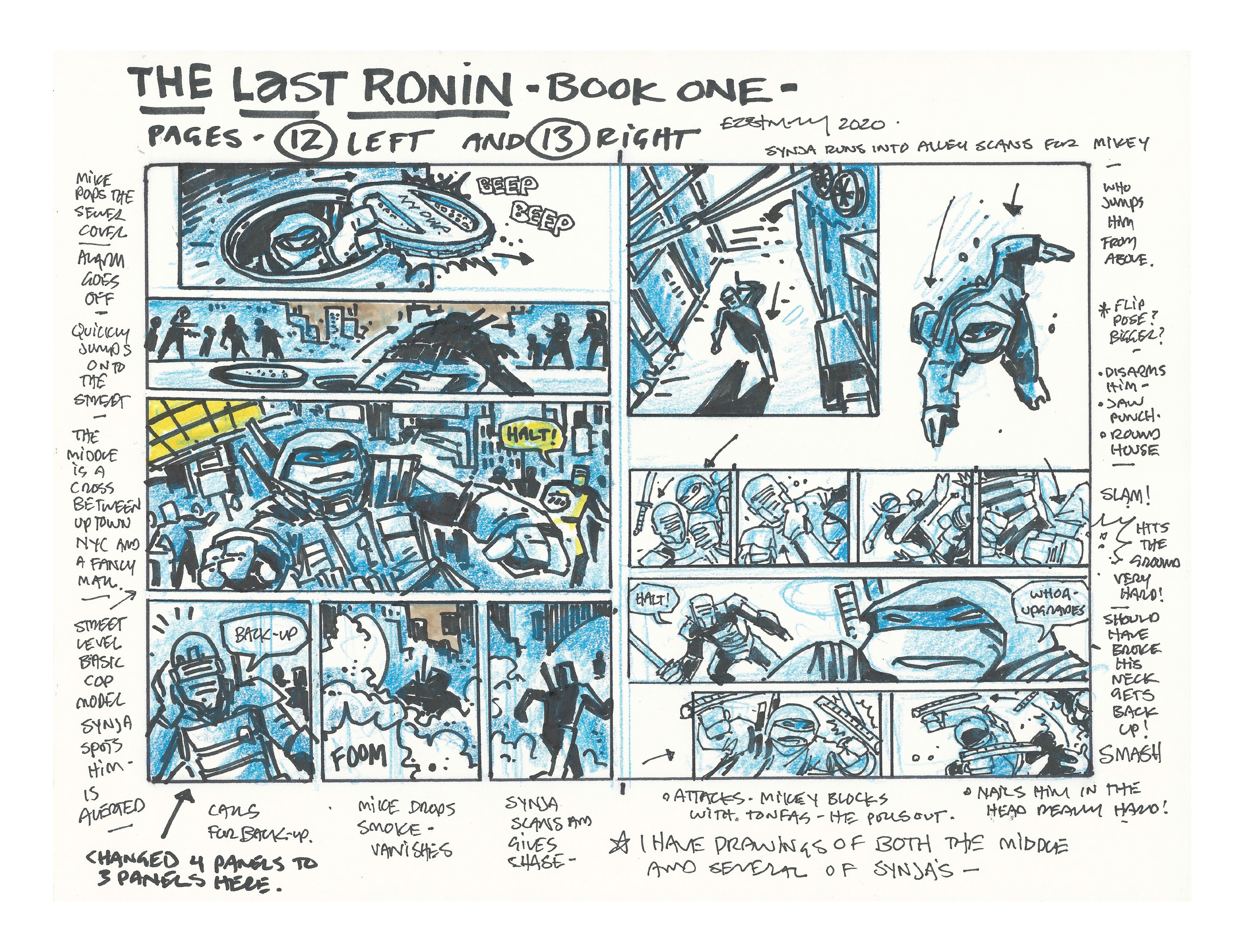 Read online Teenage Mutant Ninja Turtles: The Last Ronin comic -  Issue # _Director's Cut - 50