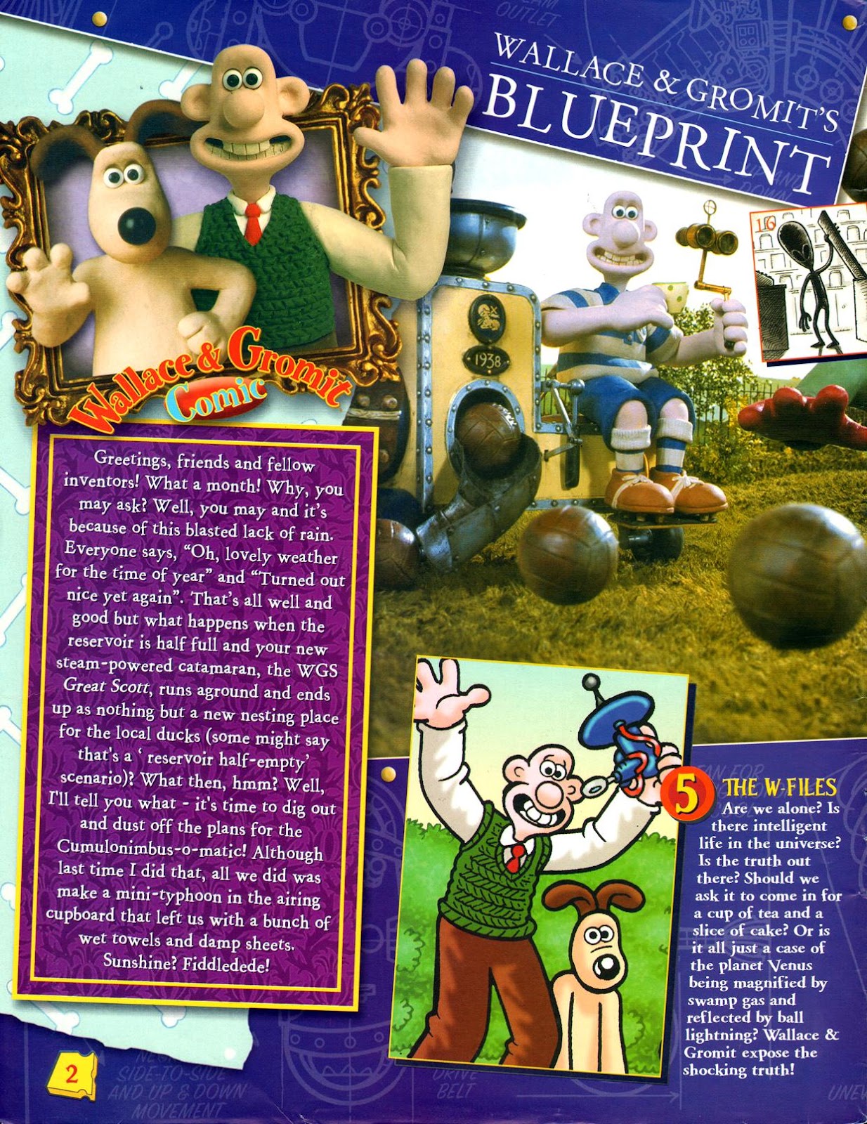 Wallace & Gromit Comic issue 10 - Page 2