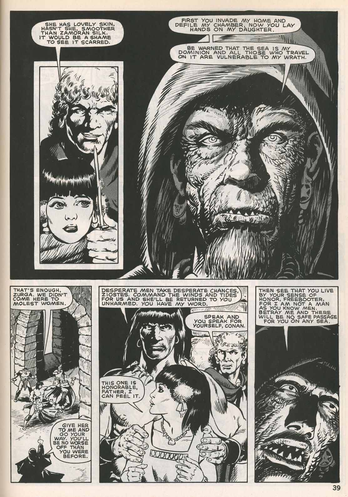 Read online The Savage Sword Of Conan comic -  Issue #129 - 38