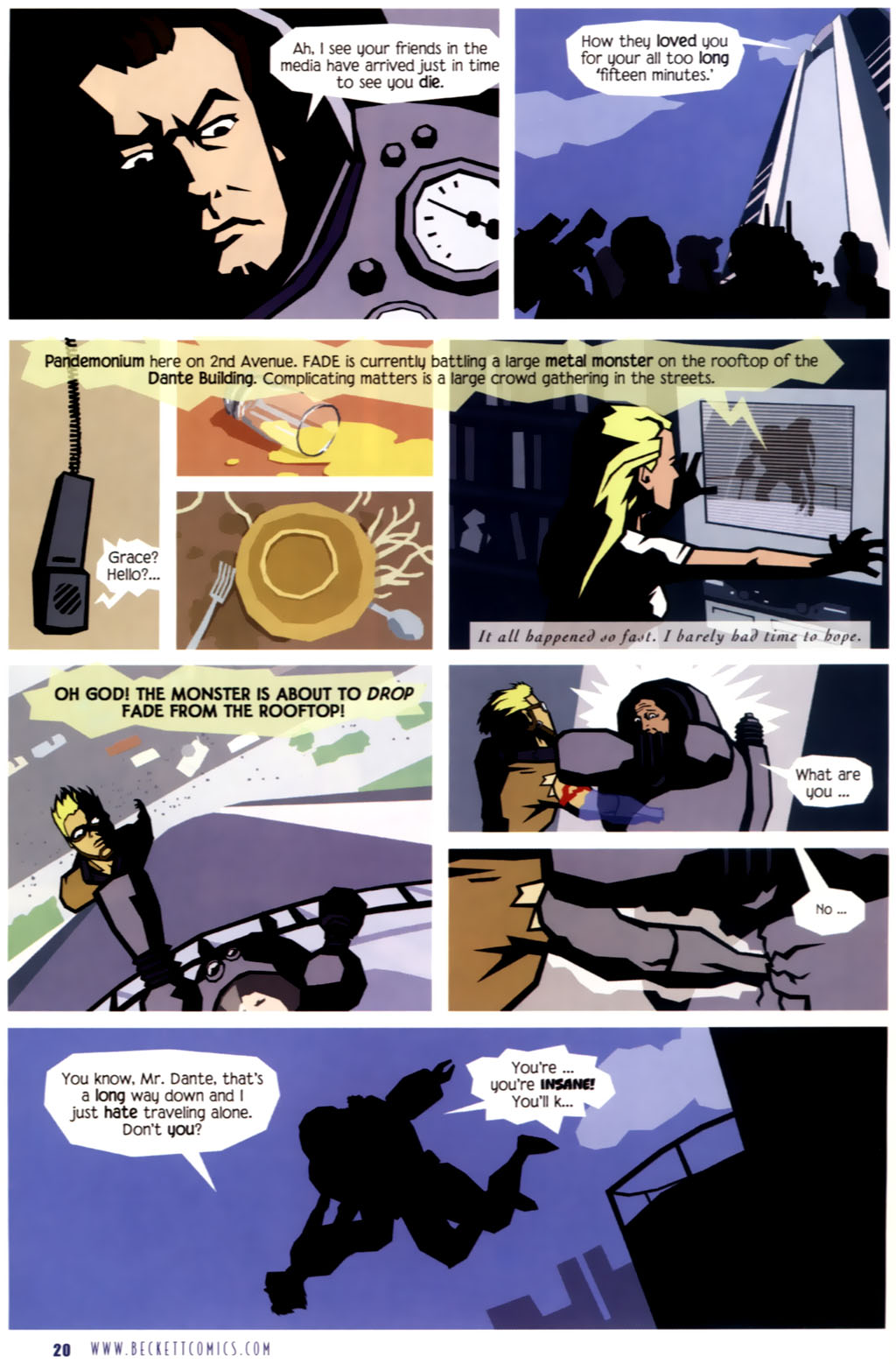 Read online Fade from Grace comic -  Issue #3 - 21
