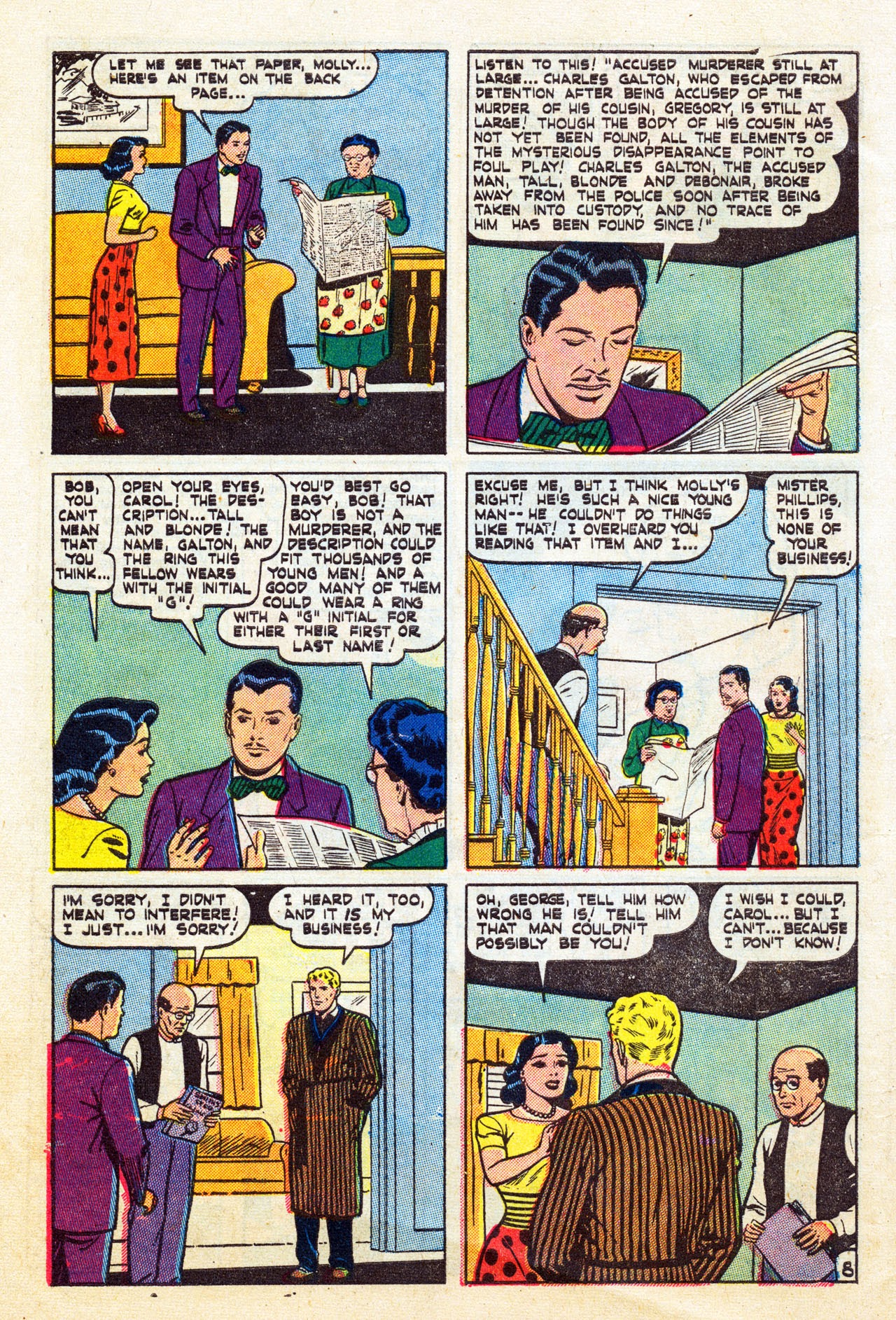 Read online Romances Of Molly Manton comic -  Issue #2 - 10