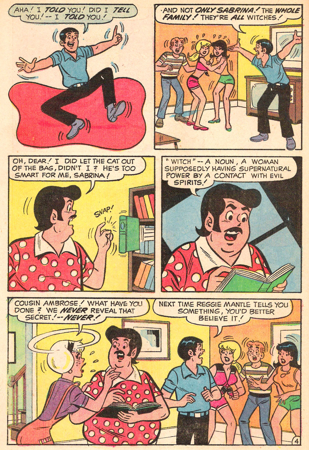 Read online Sabrina The Teenage Witch (1971) comic -  Issue #4 - 13