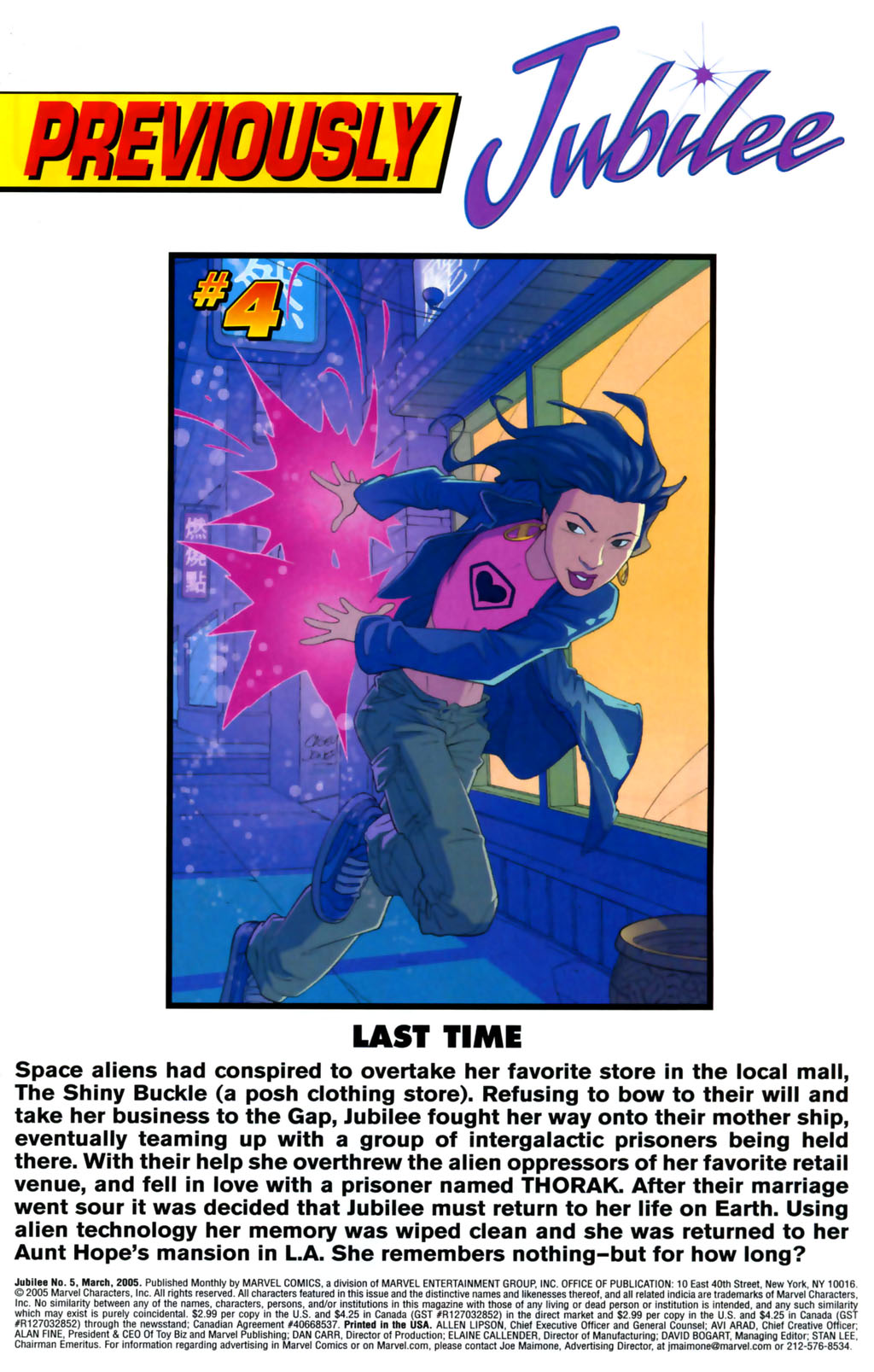 Read online Jubilee comic -  Issue #5 - 2