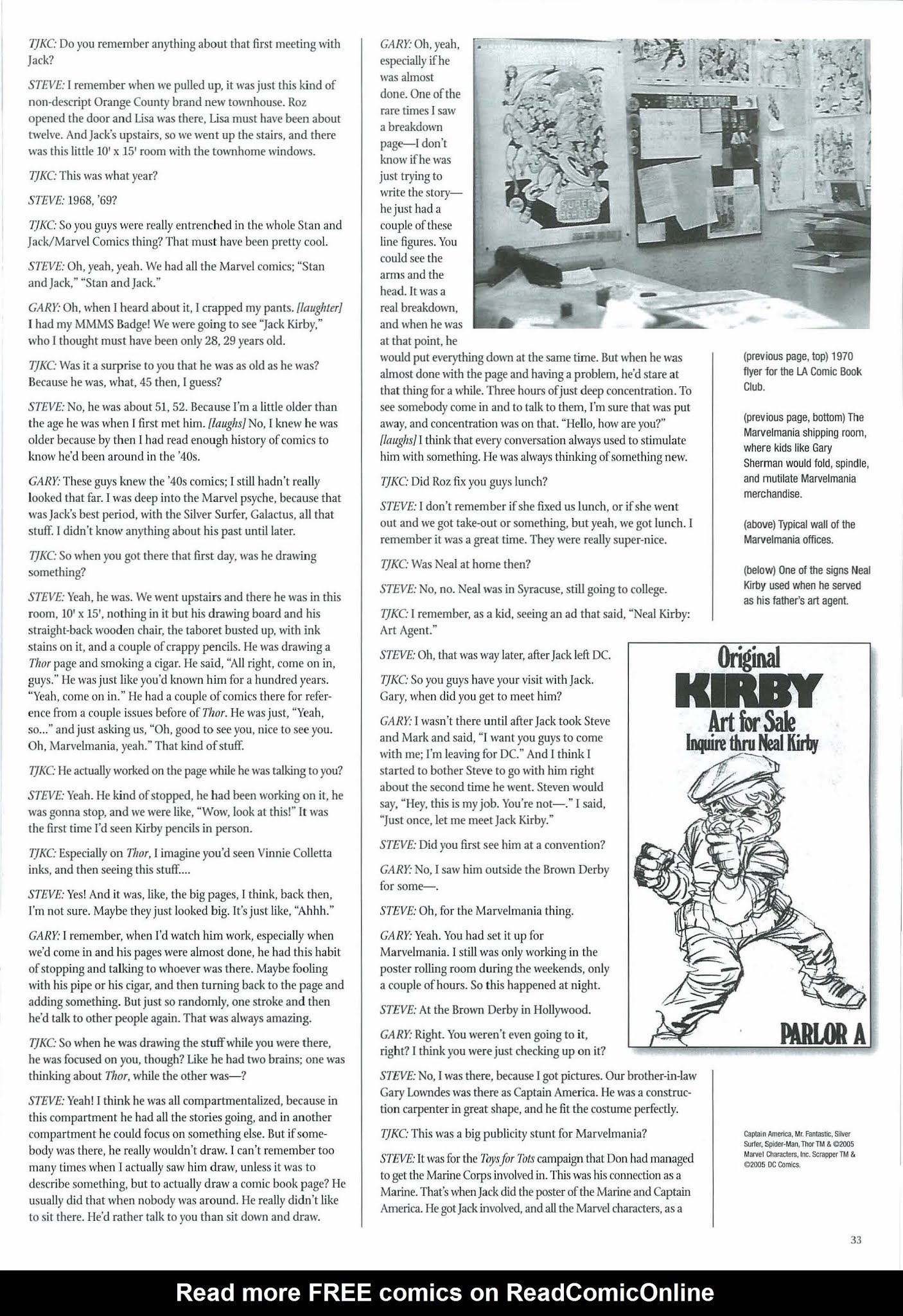 Read online The Jack Kirby Collector comic -  Issue #43 - 35