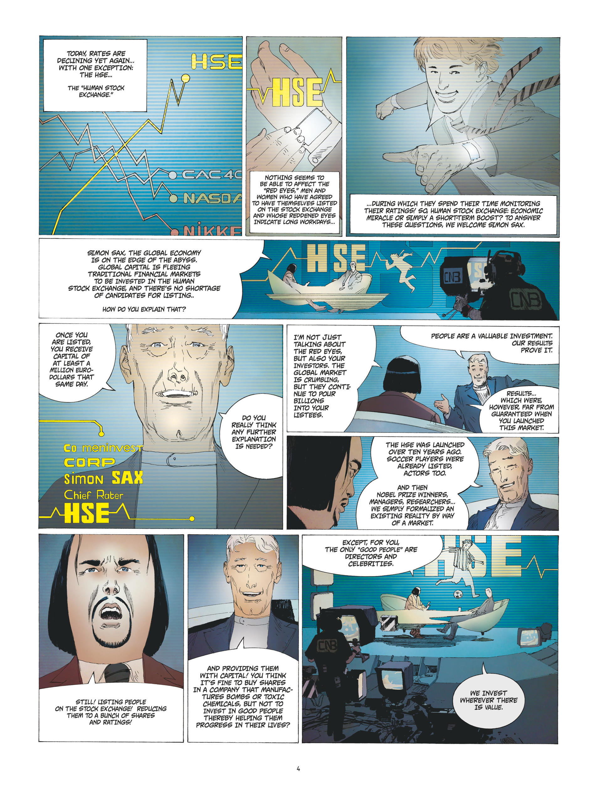 Read online Human Stock Exchange comic -  Issue #1 - 4