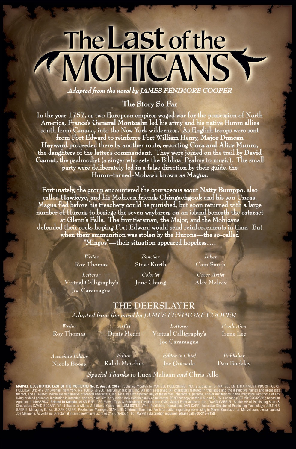 Read online The Last of the Mohicans comic -  Issue #2 - 2