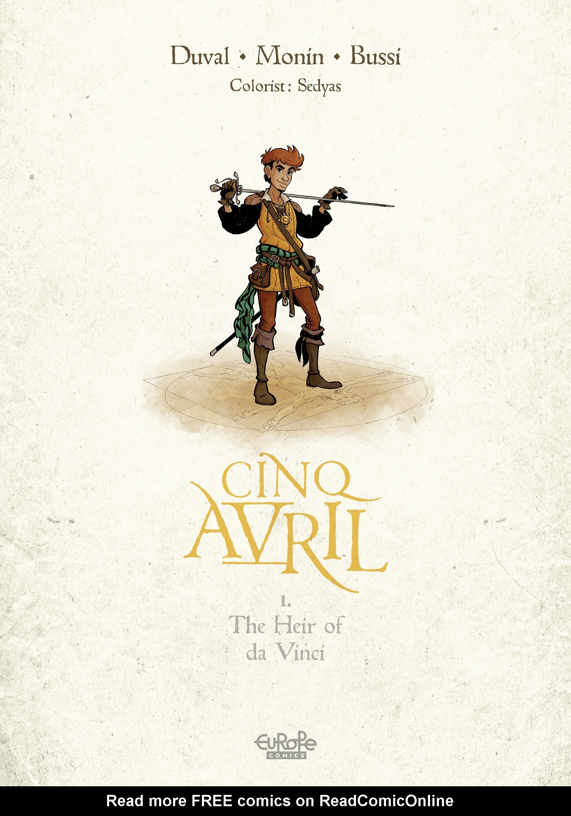 Read online Cinq Avril: The Heir of da Vinci comic -  Issue # Full - 3