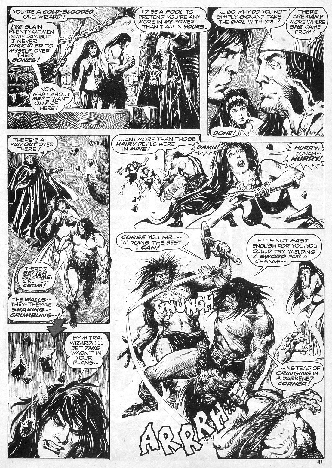 Read online The Savage Sword Of Conan comic -  Issue #7 - 41