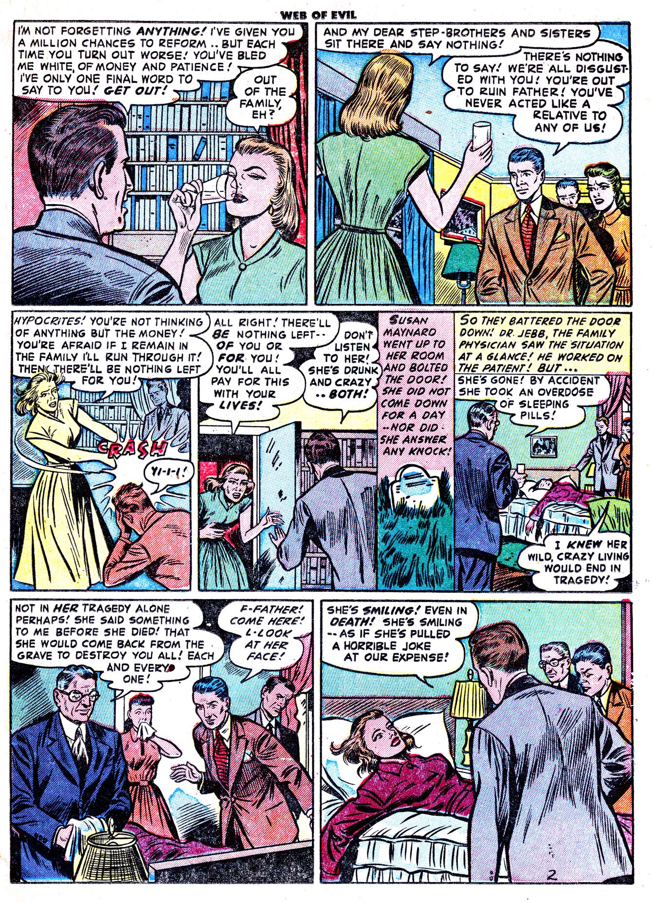 Read online Web of Evil comic -  Issue #3 - 13