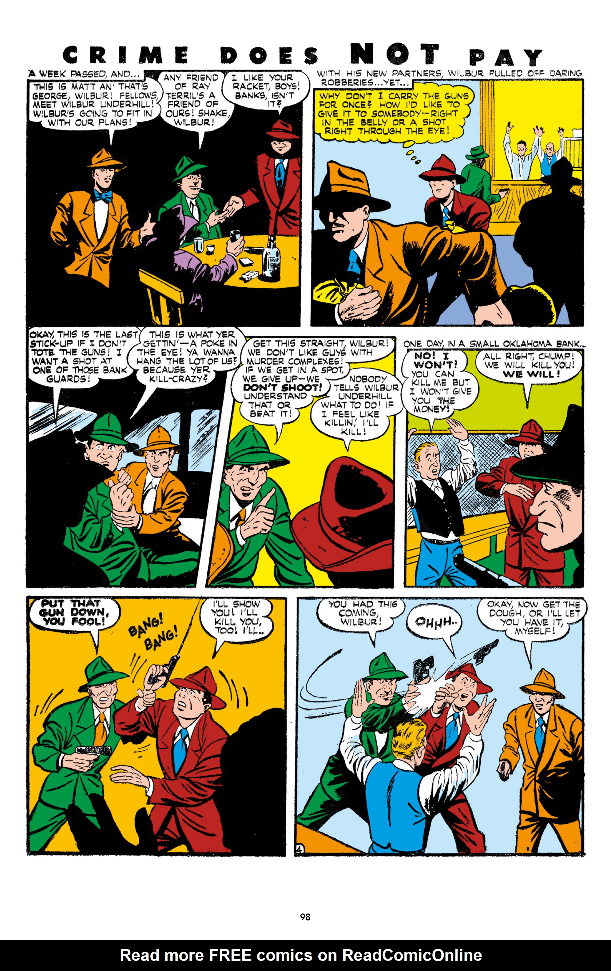 Read online Crime Does Not Pay Archives comic -  Issue # TPB 7 (Part 1) - 100
