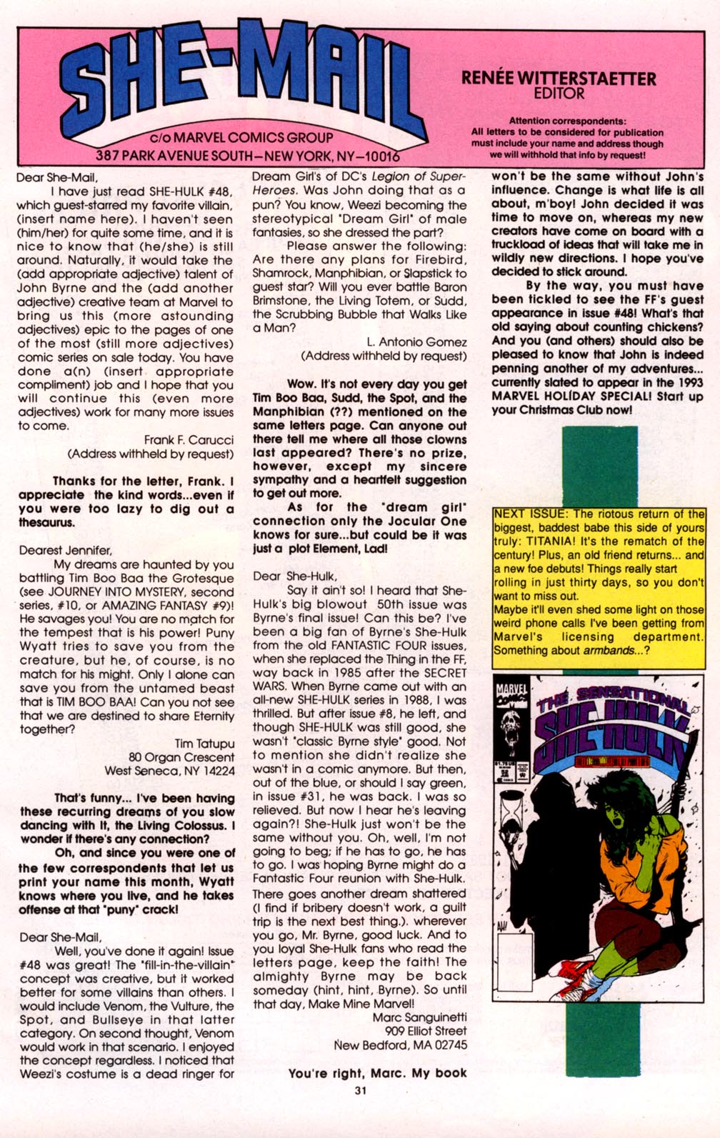 Read online The Sensational She-Hulk comic -  Issue #51 - 25