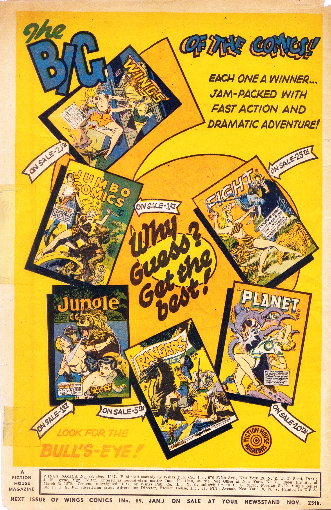 Read online Wings Comics comic -  Issue #88 - 2