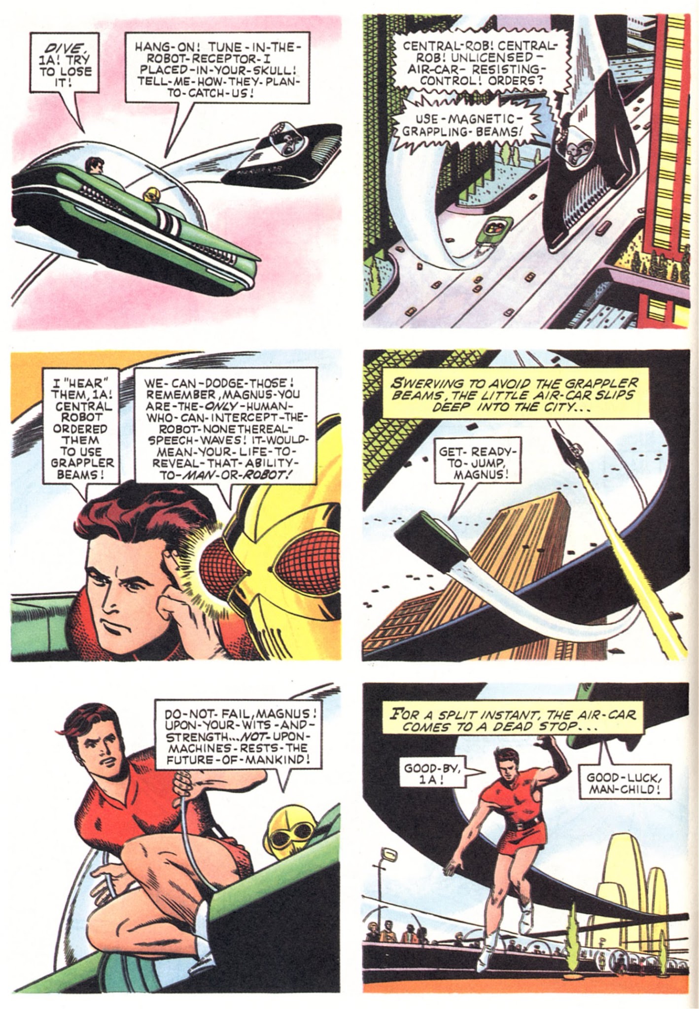Read online Vintage Magnus, Robot Fighter comic -  Issue #1 - 5