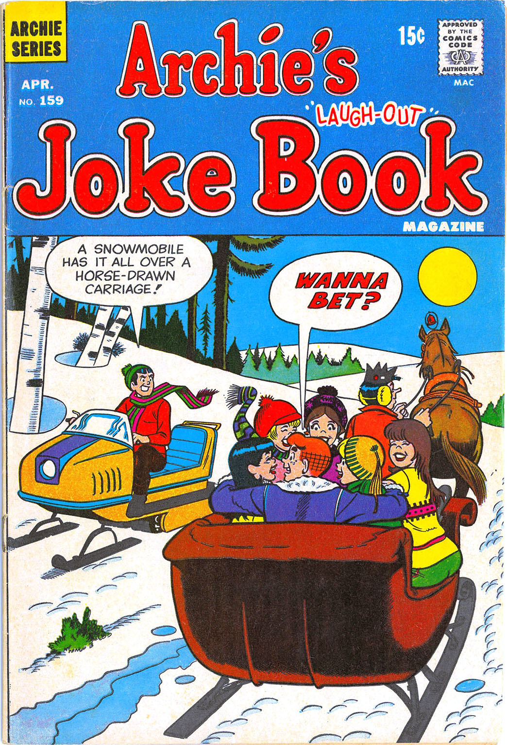 Read online Archie's Joke Book Magazine comic -  Issue #159 - 1