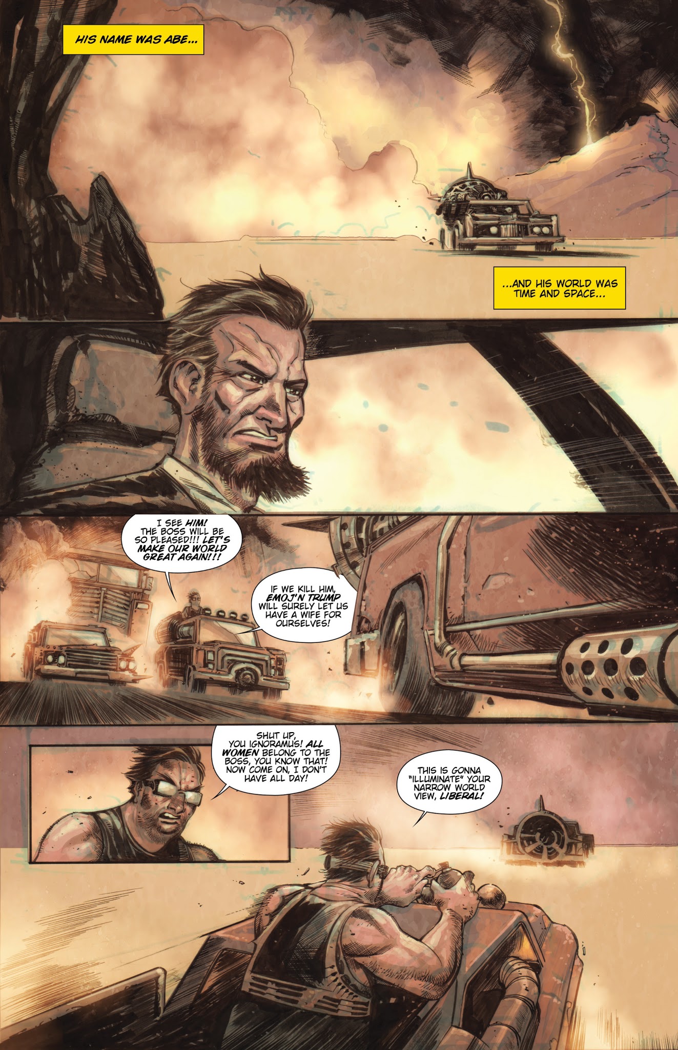 Read online Trump vs. Time Lincoln comic -  Issue # Full - 3