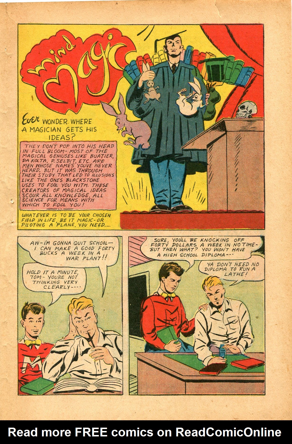 Read online Super-Magician Comics comic -  Issue #32 - 39