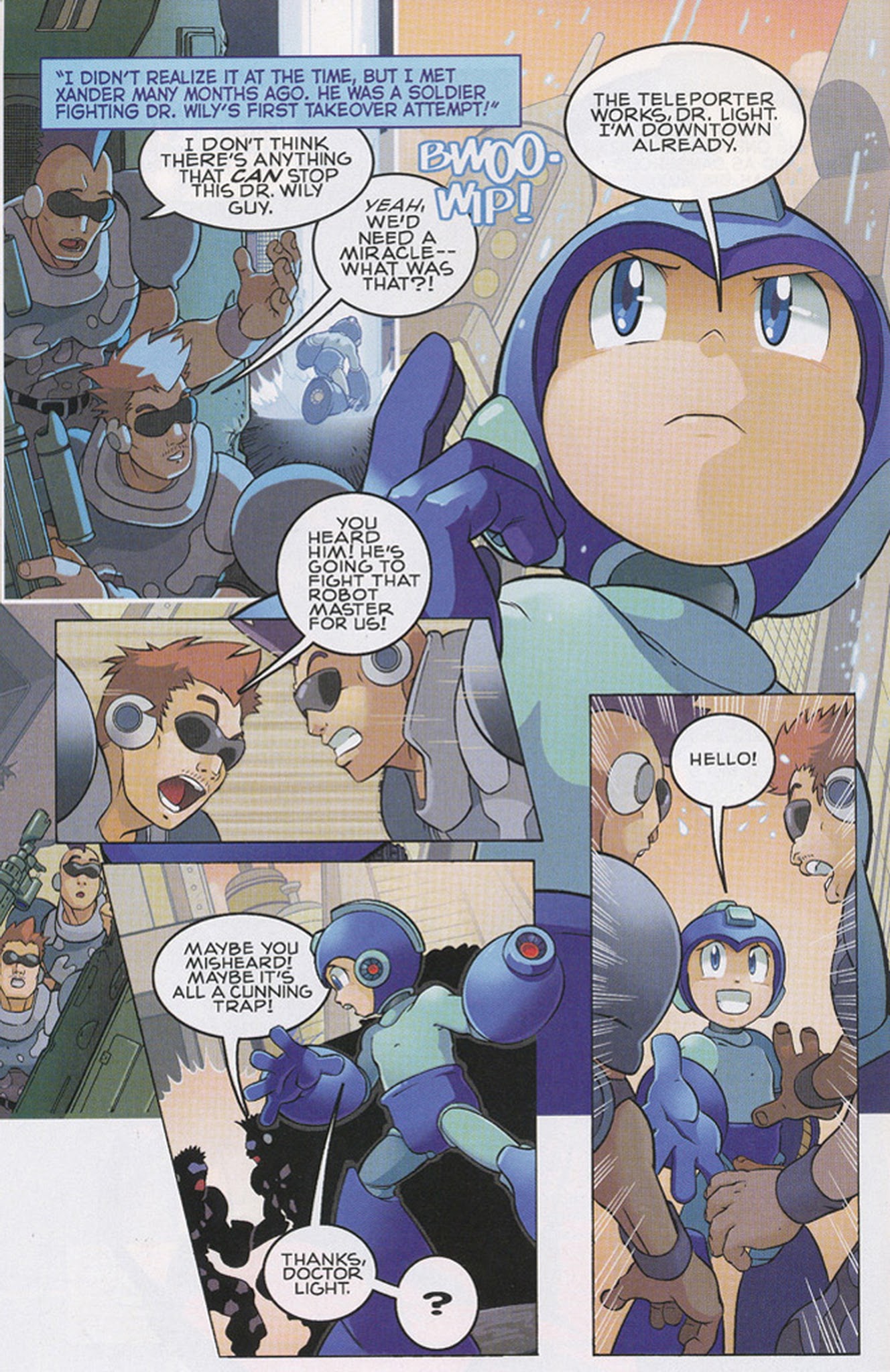 Read online Free Comic Book Day 2015 comic -  Issue # Sonic the Hedgehog - Mega Man Worlds Unite Prelude - 8