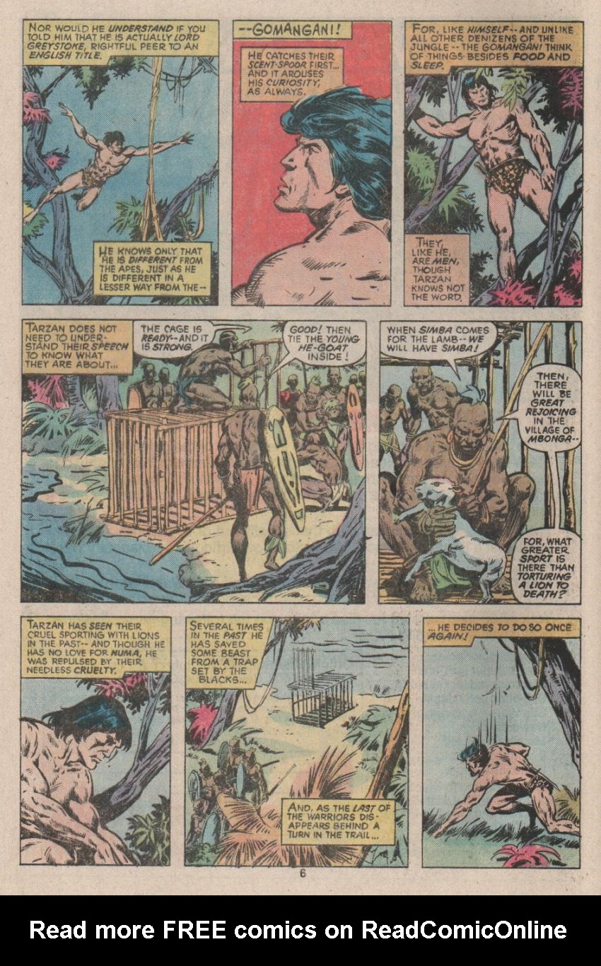 Read online Tarzan (1977) comic -  Issue #13 - 5