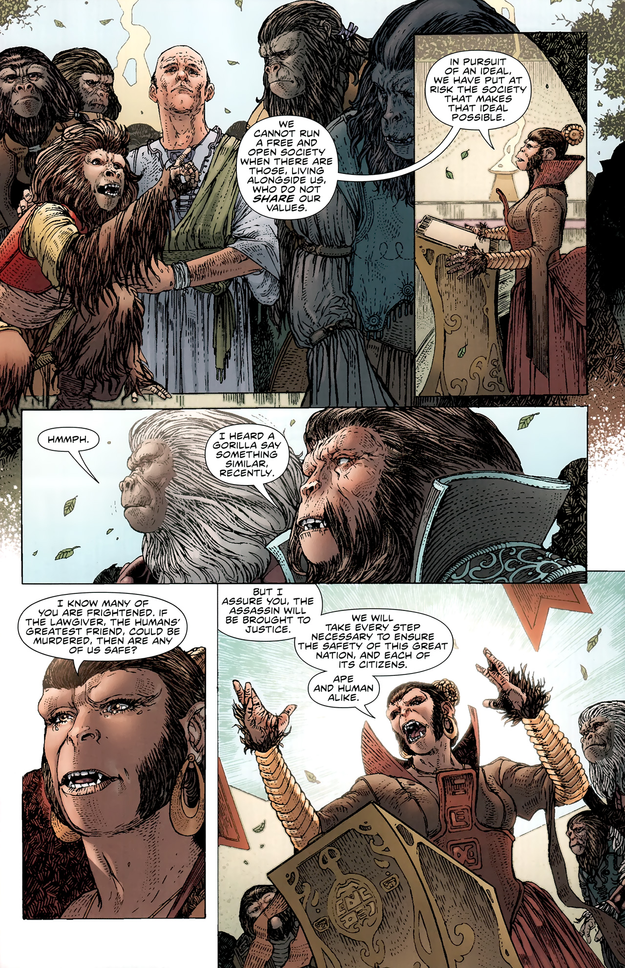 Read online Planet of the Apes (2011) comic -  Issue #4 - 14