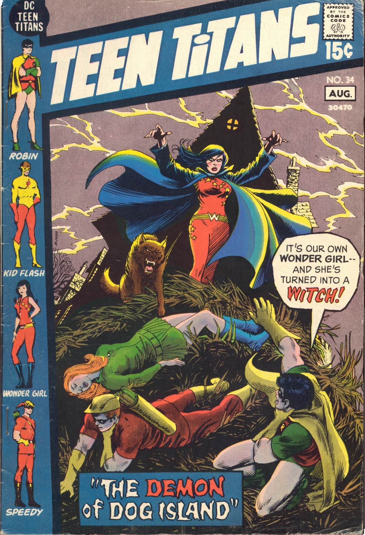 Read online Teen Titans (1966) comic -  Issue #34 - 1