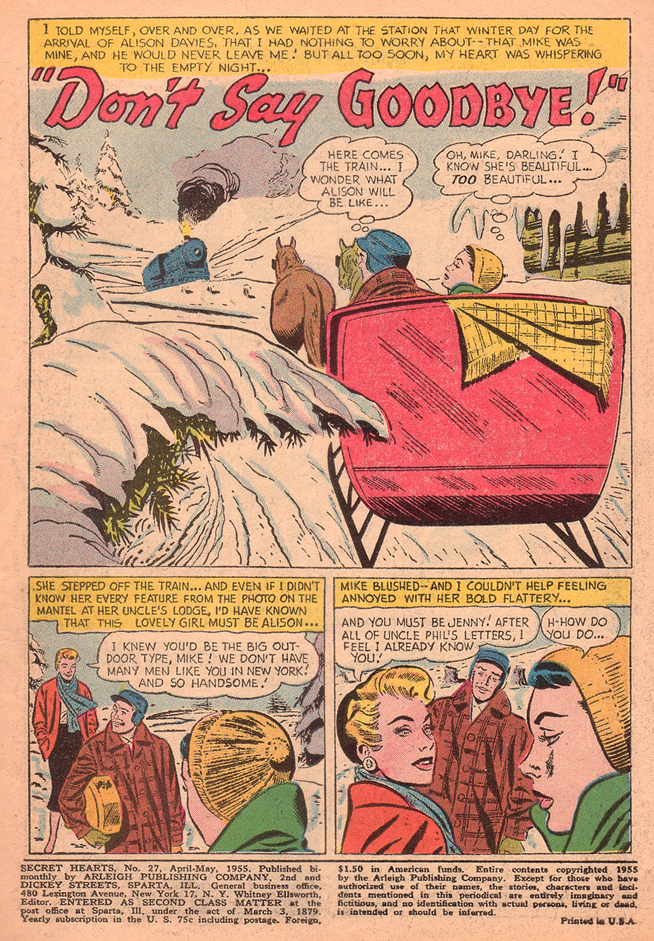 Read online Secret Hearts comic -  Issue #27 - 3