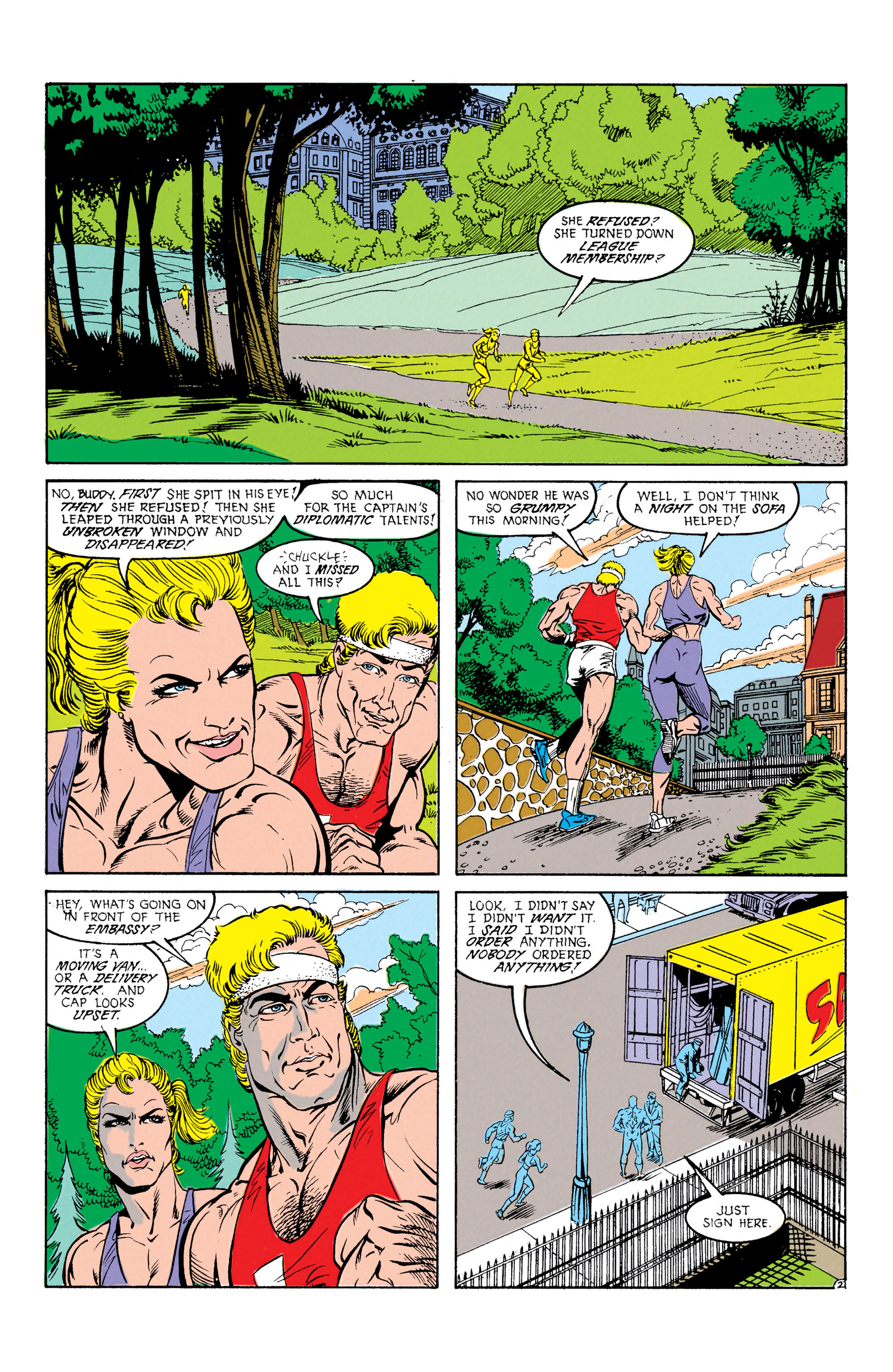 Read online Justice League Europe comic -  Issue #10 - 22