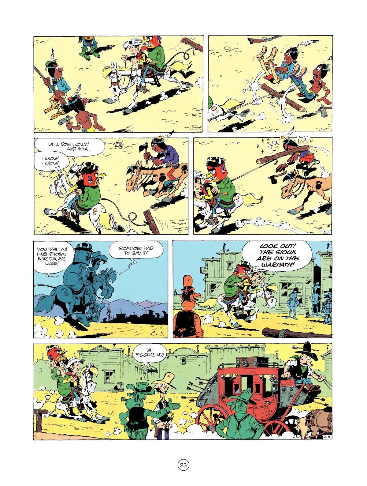 Read online A Lucky Luke Adventure comic -  Issue #37 - 23