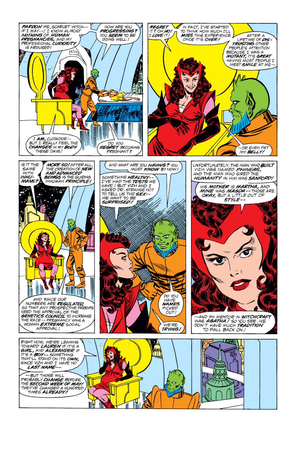 Read online The Vision and the Scarlet Witch (1985) comic -  Issue #10 - 6