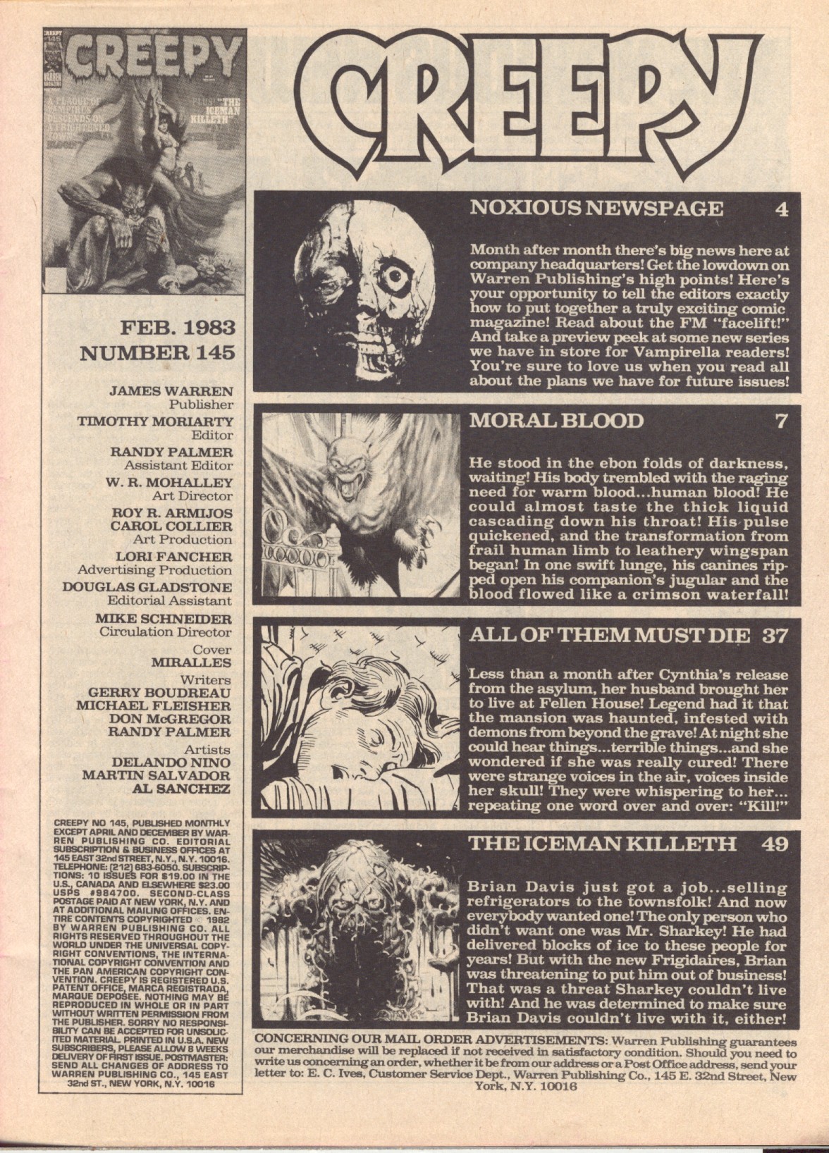 Read online Creepy (1964) comic -  Issue #145 - 3