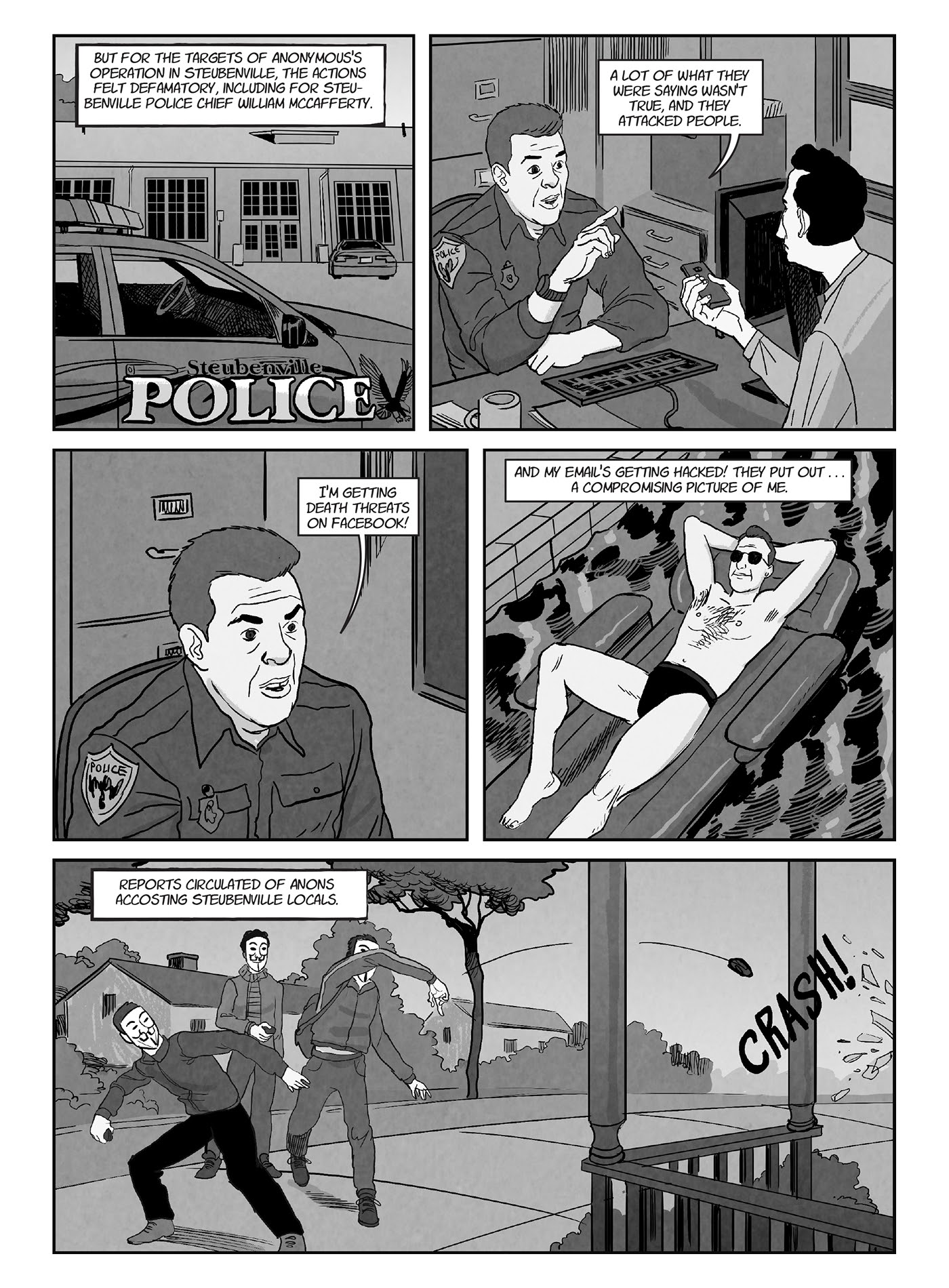 Read online A for Anonymous: How a Mysterious Hacker Collective Transformed the World comic -  Issue # TPB - 95