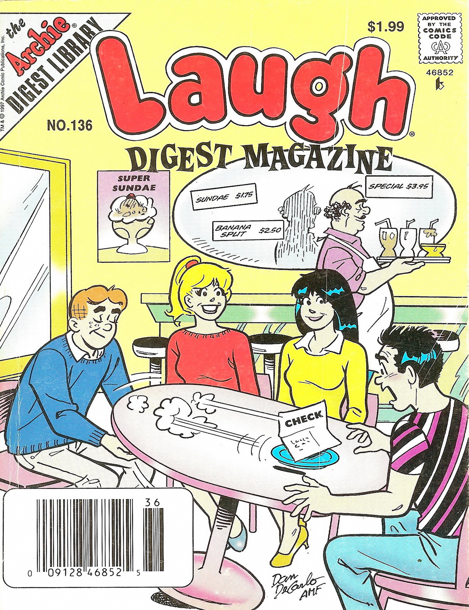 Read online Laugh Comics Digest comic -  Issue #136 - 1