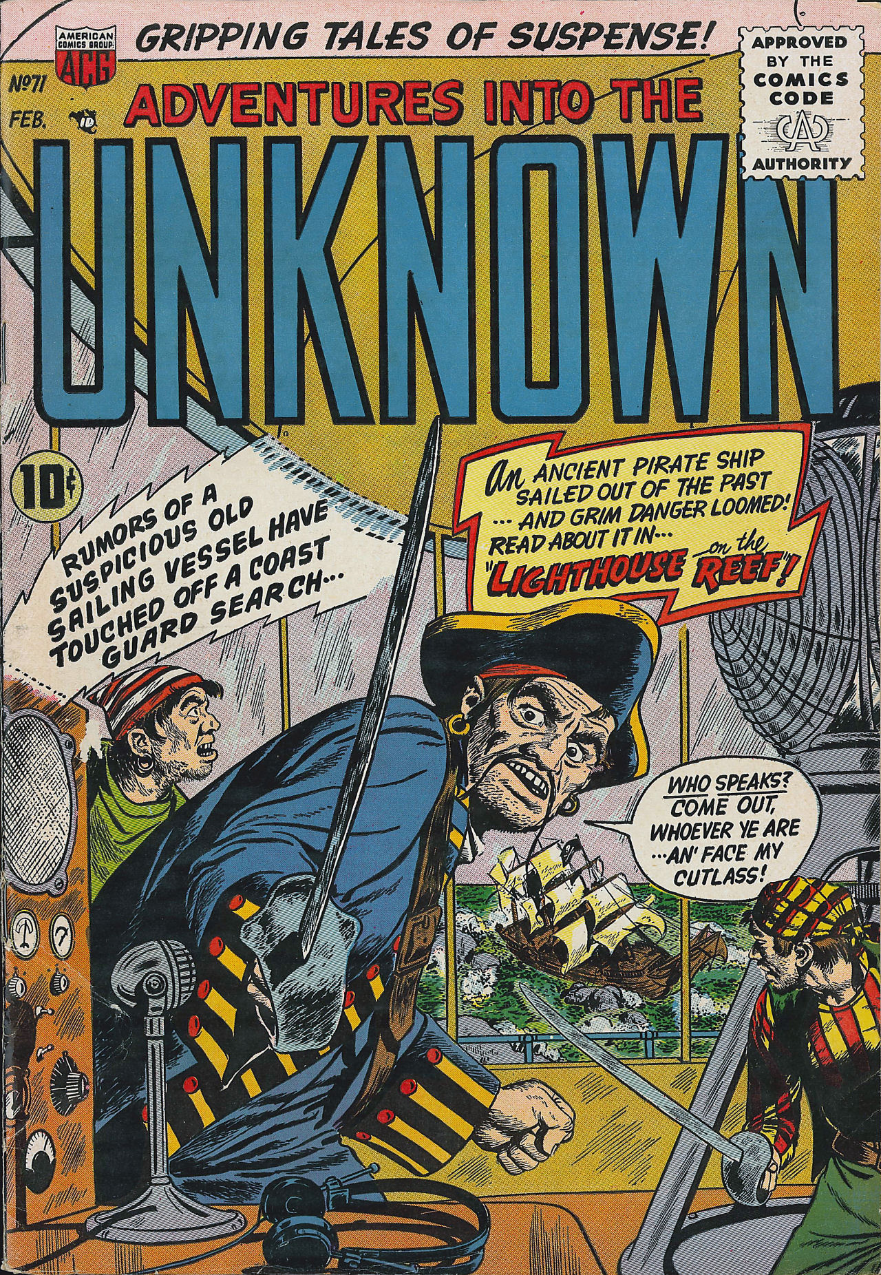 Read online Adventures Into The Unknown comic -  Issue #71 - 1